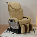 Poltrona Relax Elettrica Andromeda Massaggiante in Similpelle Crema