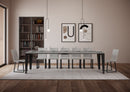 Consolle Allungabile 90-300x40x77 cm in Nobilitato Grigio