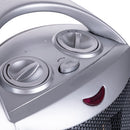 Termoventilatore Caldobagno 1500W Base Rotante Kooper Keramos Grigio