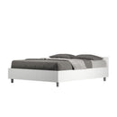 Letto Matrimoniale Francese Nuamo Bianco Frassino Varie Misure