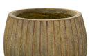Vaso Breeze Ø25x52,5 cm in Mgo Verde sporco      