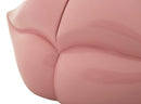 Fermalibri Bocca 27x9x13 cm in Resina Rosa      