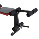 Panca Fitness per Addominali 128x155x112 cm in Acciaio Nero