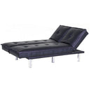 Divano Letto Prontoletto Desire Rivestimento in Similpelle Nero