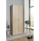 Armadio 70x34x187 cm con 5 ripiani Andy 3 rovere sonoma