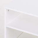 Tavolino Basso 90x60x42 cm in Truciolato Bianco