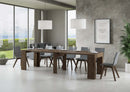 Consolle Allungabile 90-307x49x78 cm in Nobilitato Marrone