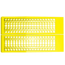 Set 2 Rampe di Carico Auto in Plastica 3 Tonnellate Antiscivolo Giallo      