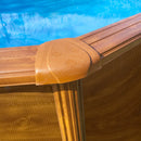 Piscina Ovale Fuori Terra 500x300xh120 cm in Acciaio e PVC Gre Sicilia