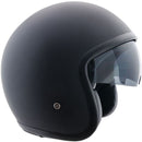 Casco Jet per Scooter Occhiale Interno CGM Vintage 133A Nero Opaco