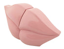 Fermalibri Bocca 27x9x13 cm in Resina Rosa      