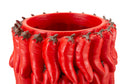 Vaso Chili Ø20x34 cm in Resina Rosso      