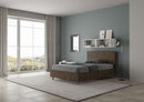 Letto 1 Piazza E Mezzo Demas Testata Dritta  Noce Varie Misure