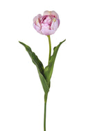 Set 4 Tulipani Artificiali con Real Touch Altezza 67 cm Viola