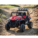 Macchina Elettrica per Bambini Licenza Ufficiale Polar 24V Fuoristrada 2 Posti Rosso