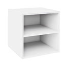 Cubo Composite con Mensola 35x35x35 cm in Compensato  Bianco