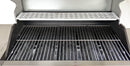 Barbecue a Gas GPL Montana 5 Fuochi + 1 con Fornello Laterale 144x57x114 h cm in Acciaio Grigio