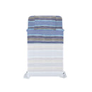 Set Lenzuola Singolo con Stampa Sopra Sotto e Federa Linea River Rio Blue 