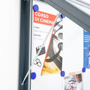 Bacheca da Esterno con Apertura a Ribalta 102,5x106,7x4,7 cm in Alluminio Grigio Antracite