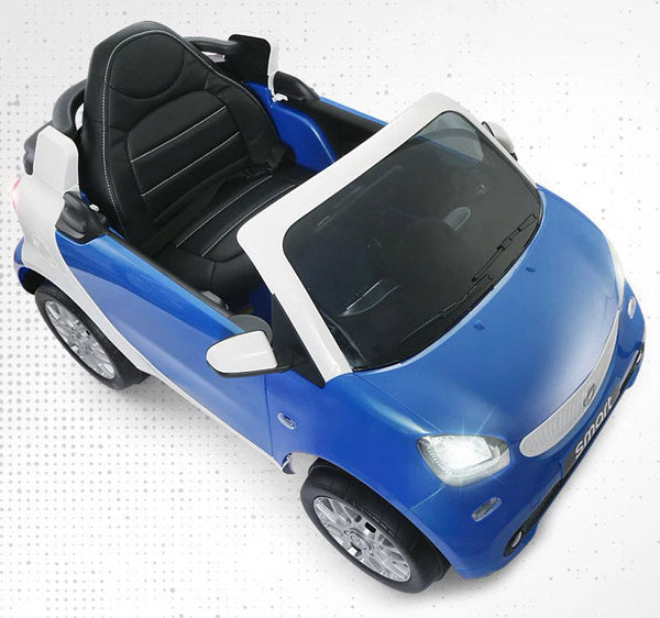 Macchina Elettrica per Bambini 12V Smart Fortwo Cabrio Blu acquista