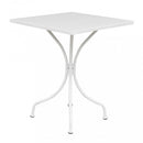 Tavolo Bristol 60x60x72 h cm in Acciaio Bianco
