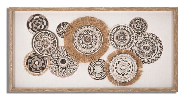 acquista Stampa su Tela Marcy 1 70x2,8x35 cm in Legno e Tessuto