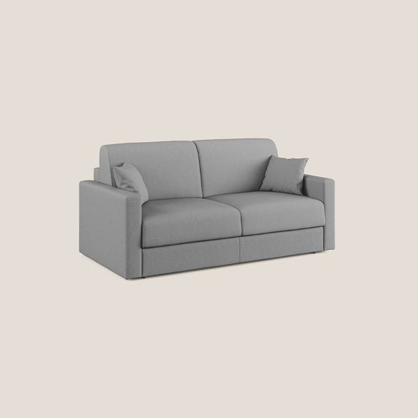 Divano Letto 3 Posti 186x92x96 cm in Tessuto Grigio prezzo