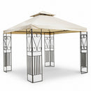 Gazebo Boston 3x3 m in Acciaio Antracite