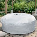 Copertura Termica Perimetrale Spa per Vasca da 4 posti Ø190 cm in Nylon Tecnico Bianco   