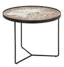 Tavolo da Caffé World Ø50x37 cm MDF e in Ferro Multicolor