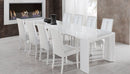 Consolle Allungabile 48/283x76x90 cm Italia bianco lucido