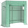 Serra per Piante 196x77x197 cm con 2 Finestre Laterali a Rete e Ingresso Avvolgibile in PE e Acciaio Verde