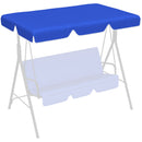 Tettuccio di Ricambio per Dondolo 192x144 cm in Poliestere Blu