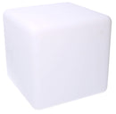 Lampada 12 Led Multicolor 30x30x30 cm in Polietilene Bianca