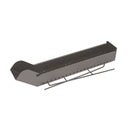 Cuoci Arrosticini a Carbone Filoteo 60x14x65 cm Rampa di Carico e Scarico Cenere in Acciaio Nero  