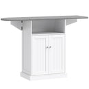 Mobile con Asse da Stiro Pieghevole 131x37x88,5 cm e Armadietto in MDF Bianco      