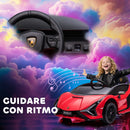 Macchina Elettrica per Bambini 12V con Licenza Lamborghini Sian FKP 37 Rossa
