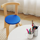 Set Tavolo e 4 Sedie per Bambini 3-8 Anni con Bordi Arrotondati in Legno Multicolore      