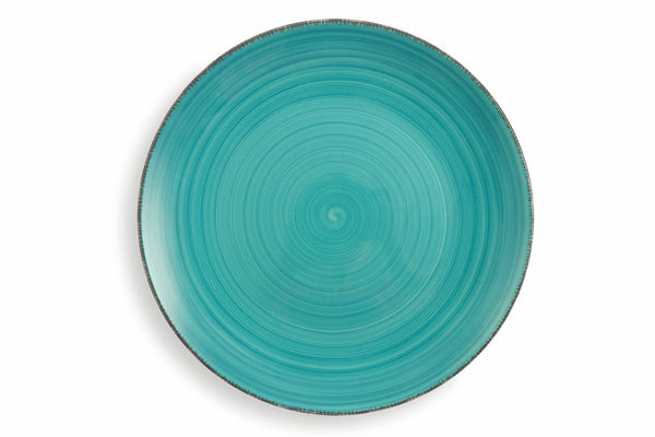 sconto Set 6 Piatti Frutta Ø19 cm in Gres Villa d'Este Home Tivoli Acquamarina Baita