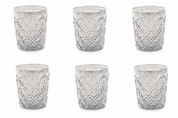 Set 6 Bicchieri Acqua in Vetro 240 ml Villa d'Este Home Tivoli Marrakech sconto