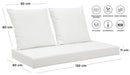 Cuscini per Pallet 120x60 cm Seduta e Schienale in Similpelle Mariotti Belem Marrone