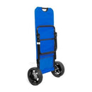 Carrello da Spiaggia PortaOggetti e Porta Ombrellone in Acciaio Beach Blu