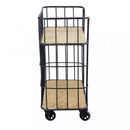 Mobile  Allyn 72x38,5x86,5 h cm in Legno Nero