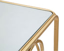 Set 2 Tavolini Arty Quadrato 34x34x70-29x29x60 cm in Ferro
