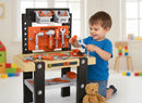 Banchetto da Lavoro Giocattolo per Bambini 68x27x50 cm in Plastica con 64 Accessori      