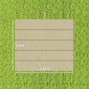 Telo per Pergola 250x255 cm con 10 Fori di Drenaggio in Poliestere Beige      