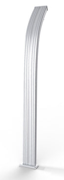 Doccia Solare da Esterno Giardino 30L Miscelatore e Lavapiedi Arkema Spring Inox Paint