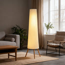 Lampada da Terra Treppiede 46x46x153 cm con Interruttore a Pedale e Luminosità Regolabile Bianco      