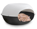 Cuccia per Cani e Gatti 57x48x31 cm in Polipropilene Bianca