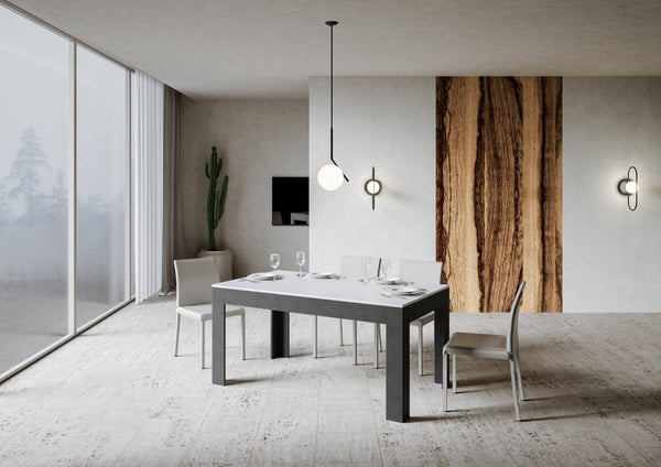 online Tavolo Allungabile 160-220x90x77 cm Bibi Mix Bianco Spatolato